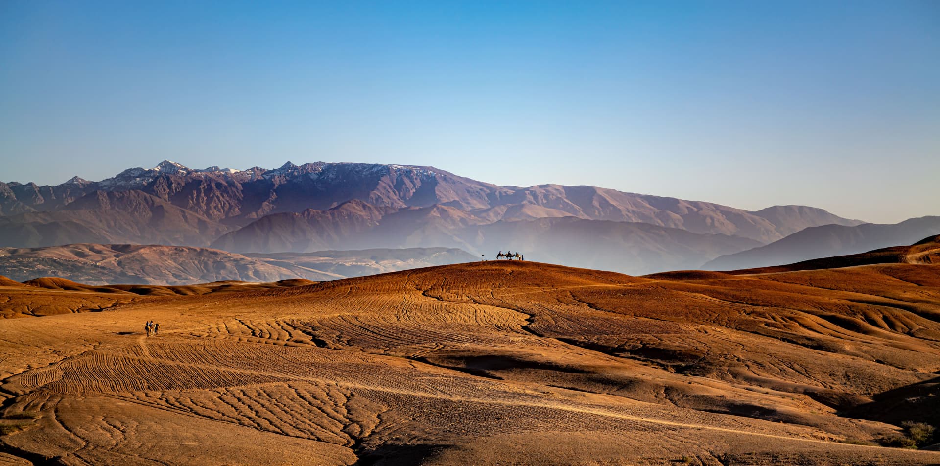 Agafay stone desert near Marrakech