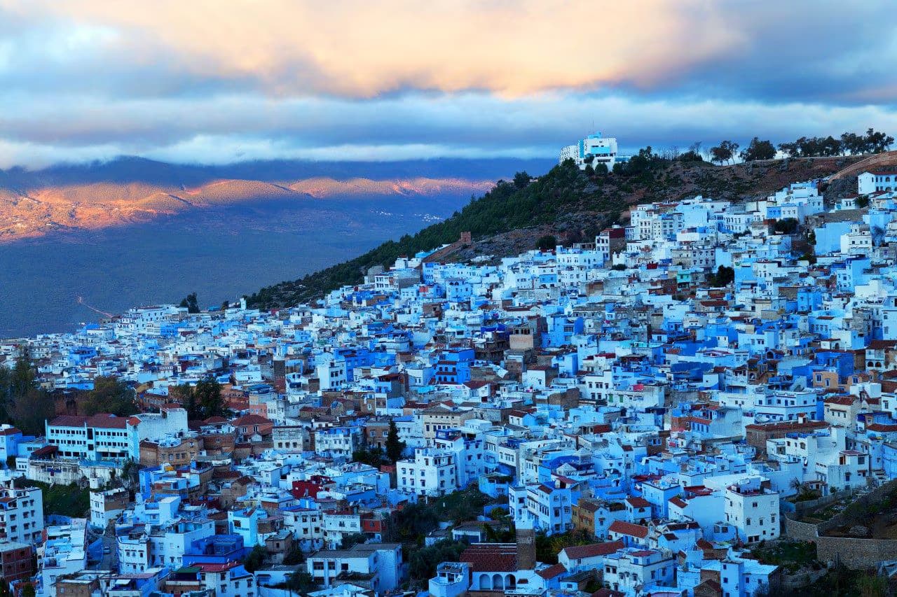 The blue streets of Chefchaouen