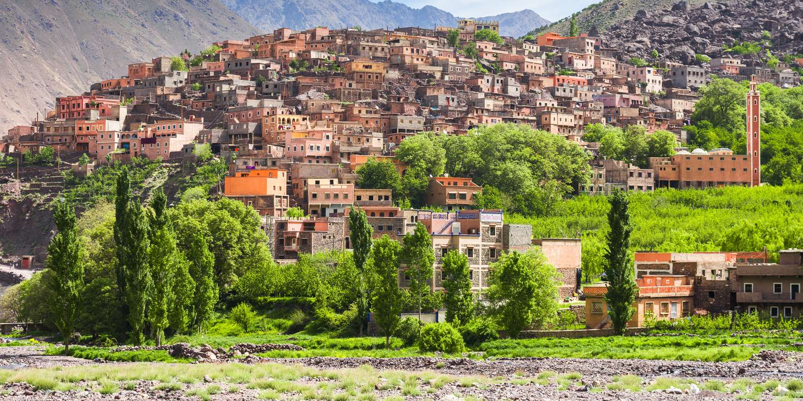 Imlil village in the High Atlas Mountains